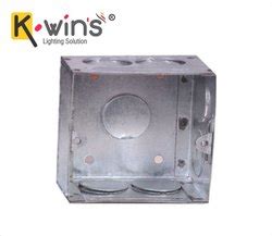 3x5 junction box|3 module gi box.